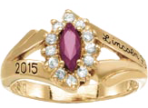 145 Girl's Marquis Fashion Class Ring
